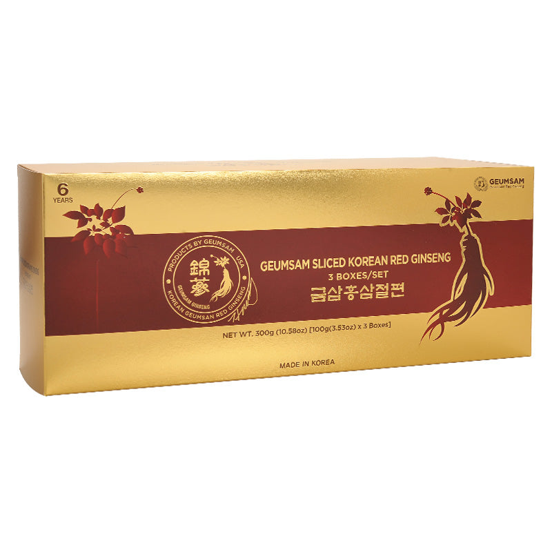GEUMSAM Korean Red Ginseng Sliced (20g x 5 packs)