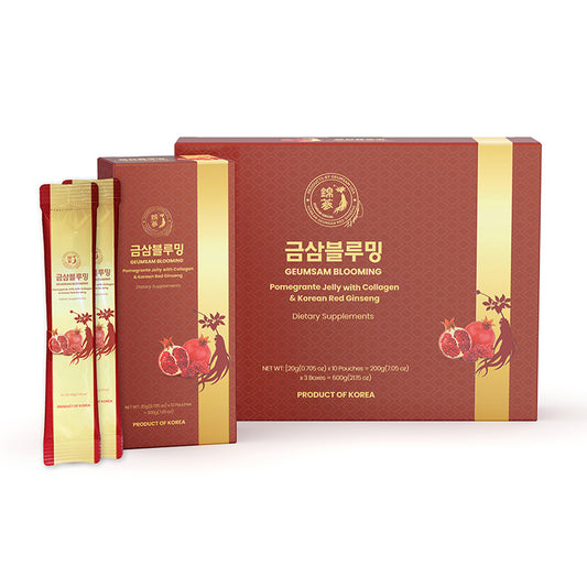 GEUMSAM Blooming Pomegrante Jelly with Collagen & Korean Red Ginseng 600g/12.15oz